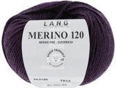 Lang Yarns Merino 120 180 aubergine