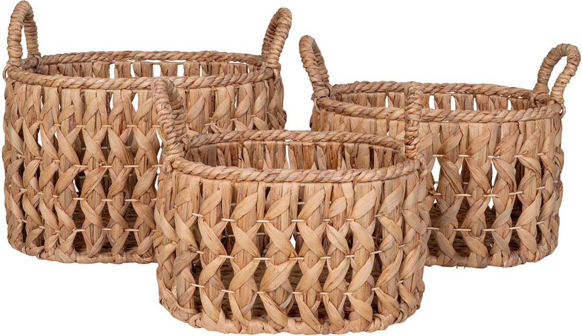 House Nordic Balerma mand set van 3 stuks. naturel