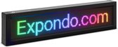Singercon LED Display Board - 192 x 32 gekleurde LED's - 67 x 19 cm - programmeerbaar via iOS en Android
