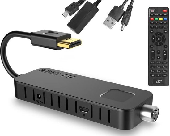 Foto: Ltc dvb t2 tuner tv ontvanger full hd usb programmeerbare afstandsbediening dvb210m