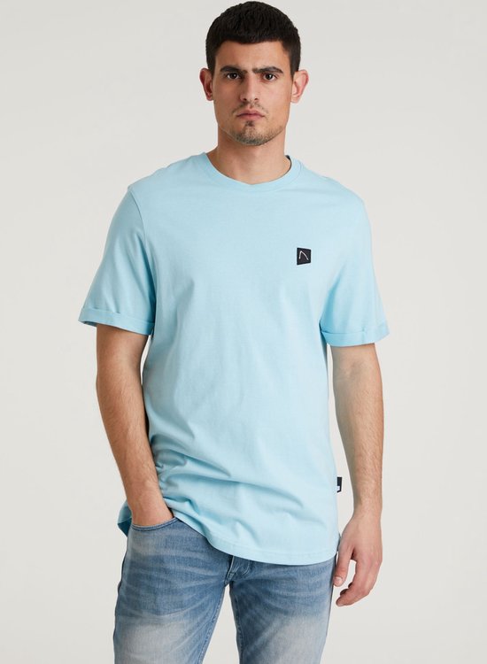 Chasin' T-shirt Eenvoudig T-shirt Bro Lichtblauw Maat XL