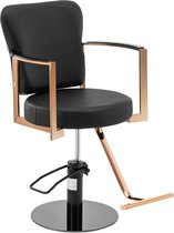 fauteuil de barbier physa avec repose-pieds - 900-1050 mm - 200 kg - Or rose , Gold
