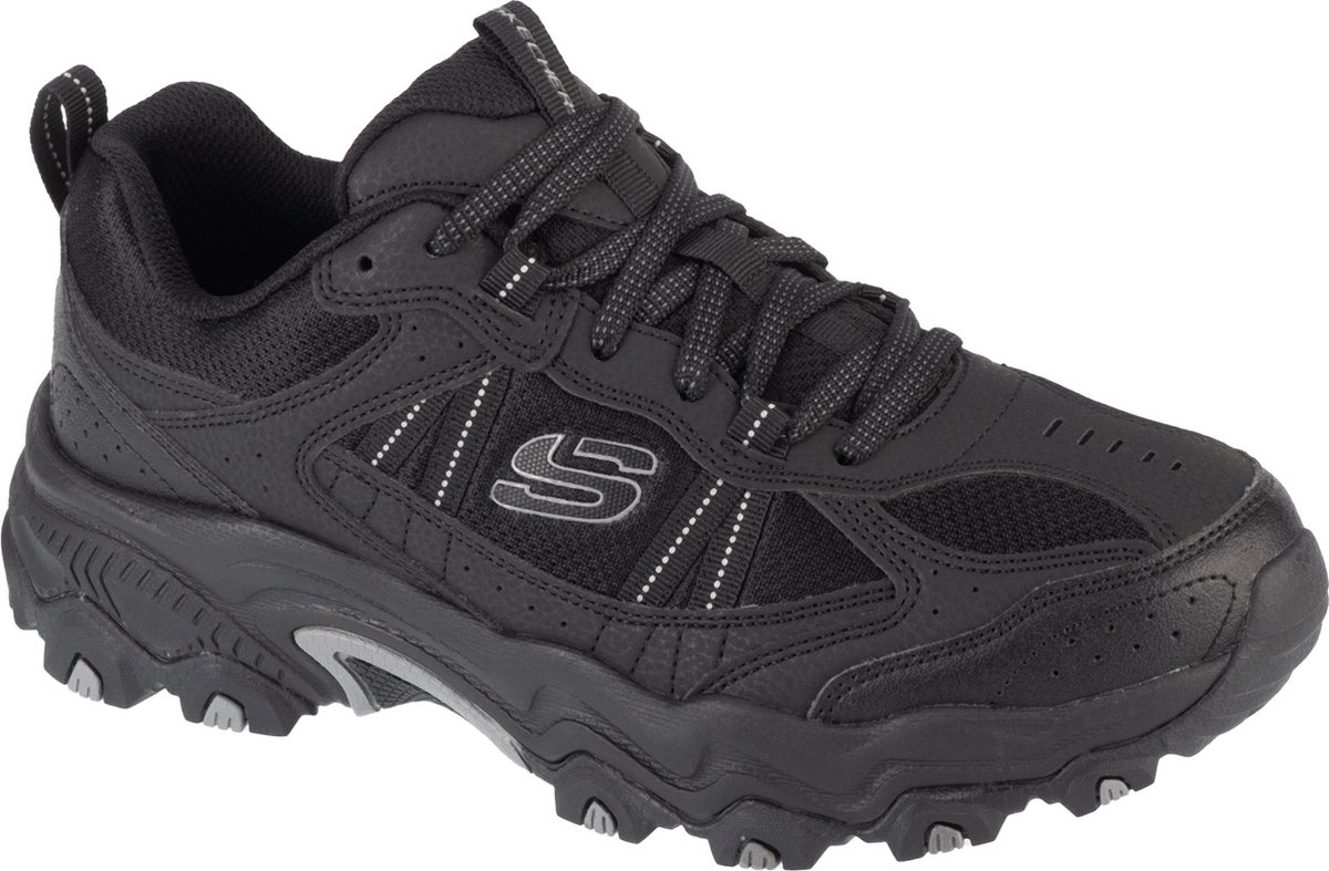 SKECHERS Heren Trekking Schoenen Stamina At Upper Stitch Zwart Maat 42