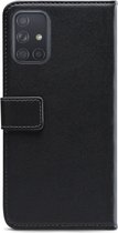 Mobilize Classic Gelly Wallet Telefoonhoesje geschikt voor Samsung Galaxy A71 Hoesje Bookcase Portemonnee - Zwart