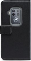 Mobilize Telefoonhoesje geschikt voor Motorola One Zoom Hoesje | Mobilize Classic Gelly Wallet Bookcase Portemonnee | Pasjeshouder voor 2 Pasjes | Telefoonhoesje voor Pinpas / OV Kaart / Rijbewijs - Zwart