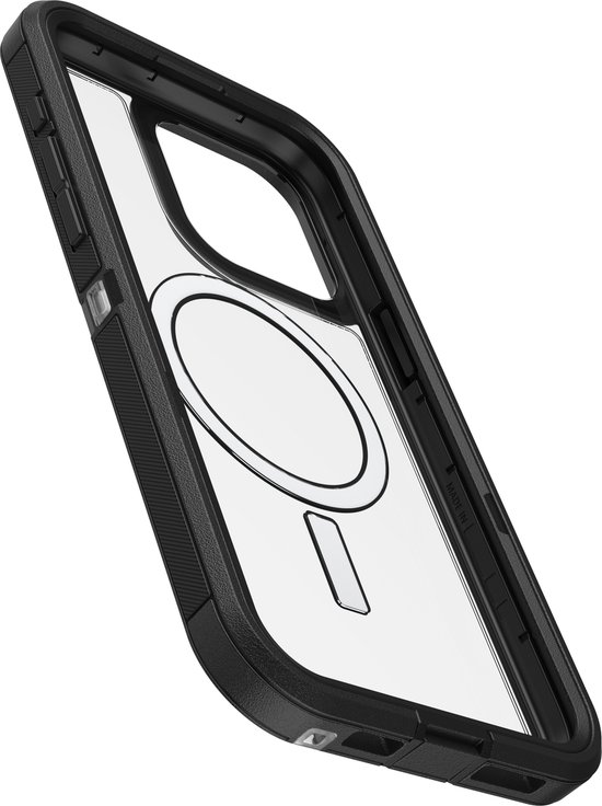 OtterBox Defender XT case - Geschikt voor iPhone 15 Pro Max - MagSafe - Transparant