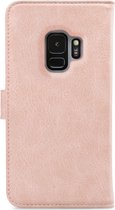 My Style Flex Wallet - Telefoonhoesje geschikt voor Samsung Galaxy S9 Hoesje Bookcase Portemonnee - Roze