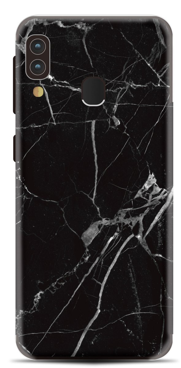 My Style Telefoonsticker PhoneSkin For Samsung Galaxy A20e Black Marble