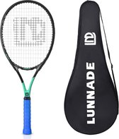 tennisracket voor volwassenen, 27 inch lichtgewicht tennisracket met hoes, geschikt voor dames, heren, beginners en gevorderden