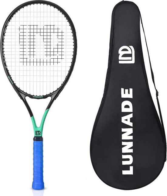 27 inch Tennis Racket For Beginners For Adults - Light Adult Single Racket Set For Women Men With Carry Bag (Red