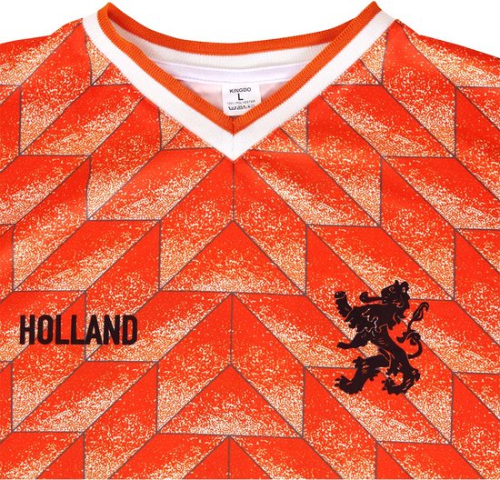 EK 88 Voetbalshirt - Nederlands Elftal - Oranje shirt - Voetbalshirts Kinderen - Jongens en Meisjes - Sportshirts - Volwassenen - Heren en Dames-XL - Kingdo