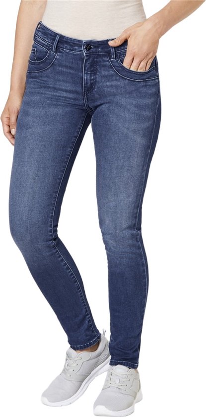 PADDOCK`S Dames Jeans Broeken LUCY SHAPE DENIM skinny Fit Blauw 44W / 30L Volwassenen