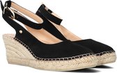 Fred De La Bretoniere 153010276 Espadrilles - Met Sleehak - Dames - Zwart - Maat 38