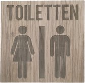 Pictogramme de toilettes signe mâle / femelle - grand