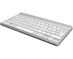 R-Go Compact Break Toetsenbord - Bluetooth - Met pauzesoftware - Mini USB toetsenbord - Ergonomisch - AZERTY(BE) - Wit