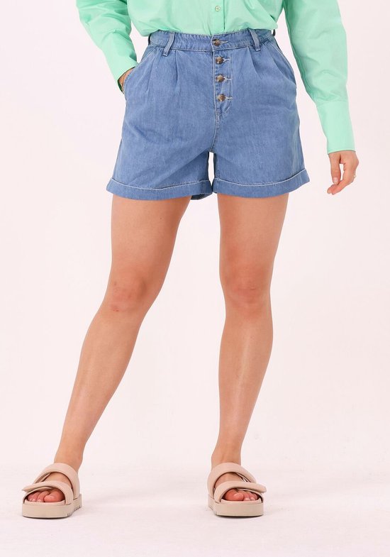 Object Ocean Hw Denim Shorts Jeans Dames - Broek - Blauw - Maat S