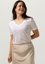 RESORT FINEST V-neck T-shirt Tops & T-shirts Dames - Shirt - Wit - Maat XL