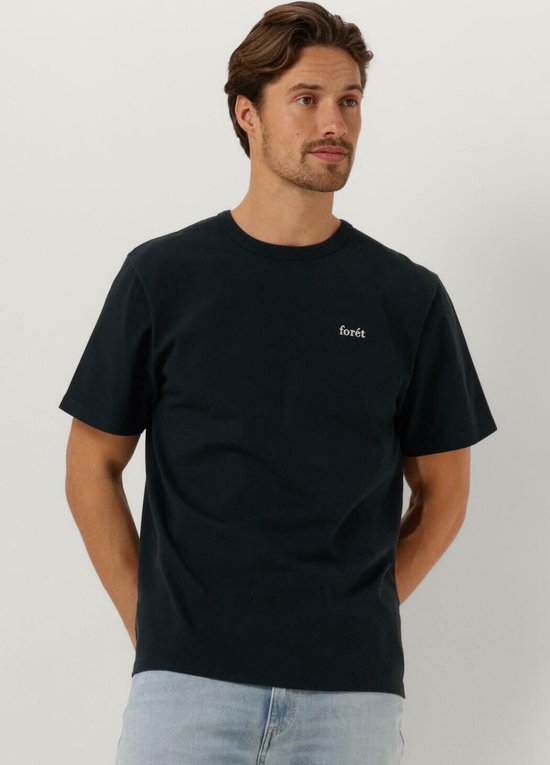 Forét Bass T-shirt Polo's & T-shirts Heren - Polo shirt - Donkerblauw - Maat M