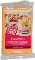 FunCakes Rolfondant - Fondant voor Cupcakes en Taarten - Tropical Oranje - 250g