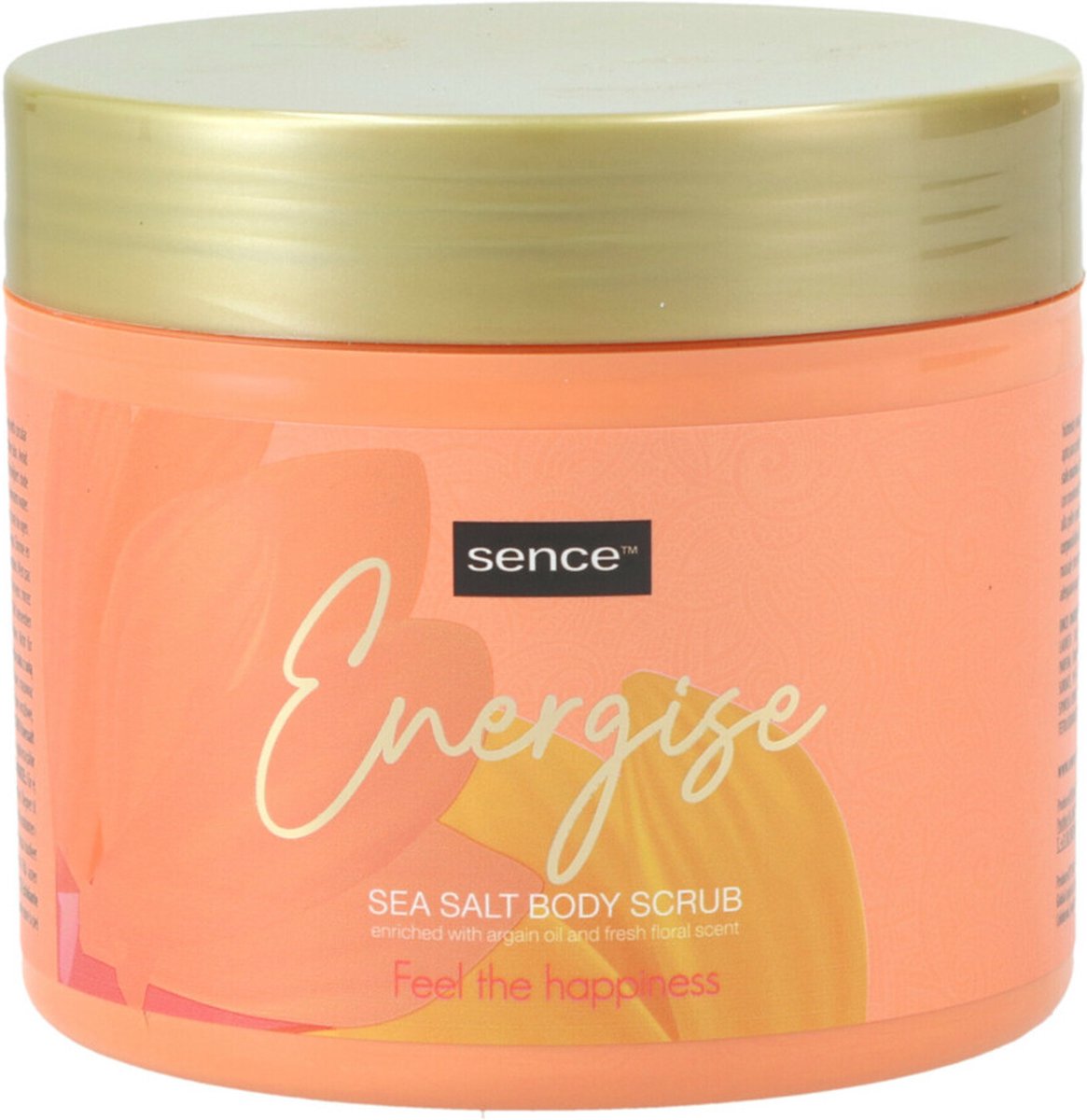 Sence 6x Of Wellness Energise Sea Salt Body Scrub Feel The Happiness 500 gr