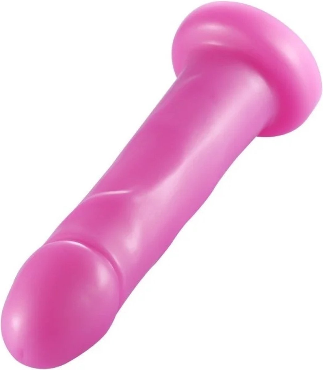 Goedkoopste Dildo Anaal KlicLok Small 15-20 CM Roze