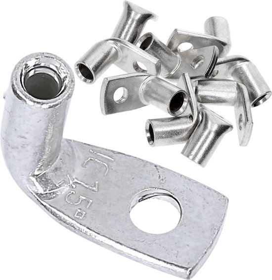 10 Stück Kalitec DR16-5 Press-Kabelschuh 16mm² M5 I Verbinder nach DIN 10 Stück Kalitec DR16-5 Press-Kabelschuh 16mm² M5 I Verbinder nach DIN