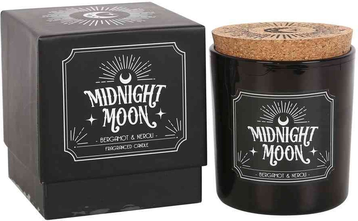 Something Different - Midnight Moon Bergamot & Neroli Geurkaars - Zwart