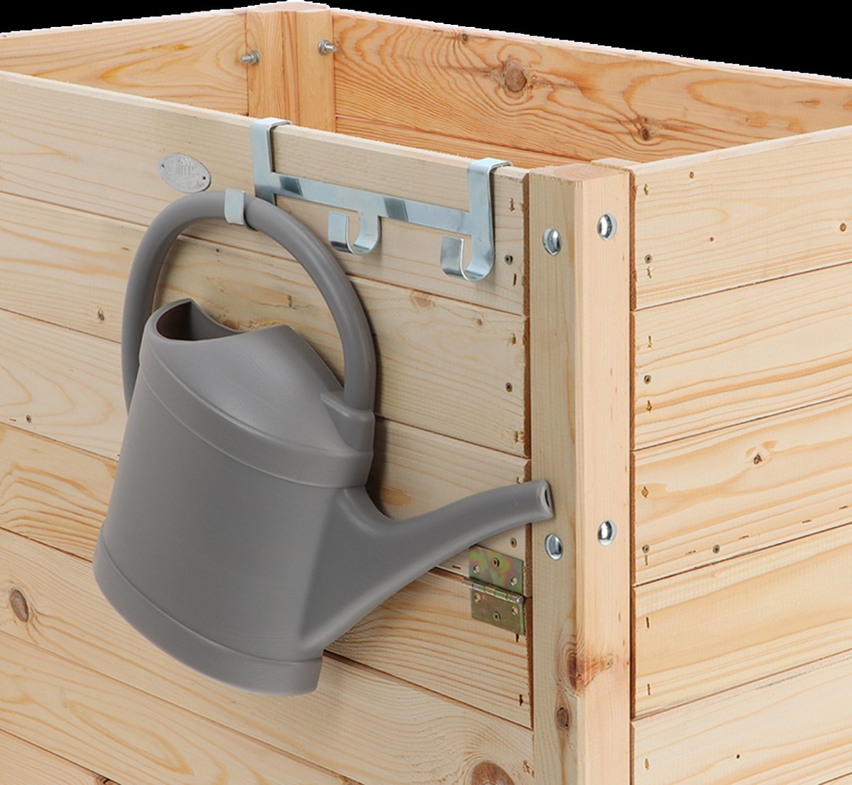 Esschert Design gieter halfrond grijs 2,3 liter