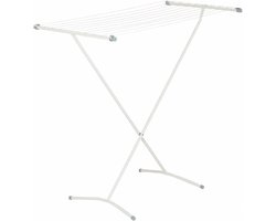 BRASQ Droogrek Staand Wit - 8 meter - Wasdroger - Inklapbaar Wasrek - Staand Droogrek - Droogrekken - 90x53x83 cm