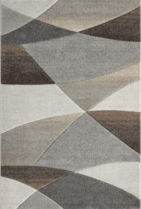 Vloerkleed laagpolig 120x170 cm - woonkamer - slaapkamer - Monde The Carpet