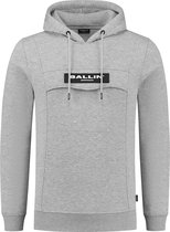 Ballin Amsterdam - Heren Slim fit Sweaters Hoodie LS - Grey - Maat S