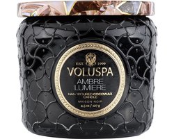 Voluspa Geurkaars Maison Noir Ambre Lumiere Petite Jar Candle 127gr