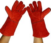 3BMT® Ovenhandschoenen - 2 stuks Vuurvaste Hittebestendige Handschoenen voor Openhaard, Houtkachel en BBQ