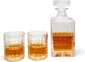 Leopold Vienna - Whiskey karaf + 2 glazen Aspiran
