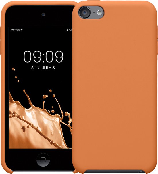 kwmobile hoes geschikt voor Apple iPod Touch 6G / 7G (6de en 7de generatie) - Beschermhoes voor mediaspeler - Backcover in warme abrikoos - kwmobile