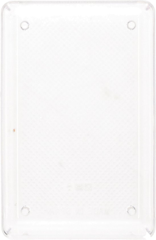 Plasticforte Organisateur de tiroir Skuff - 3x - transparent - plastique - 15 x 23 x 5 cm - modulaire - séparateur de tiroir