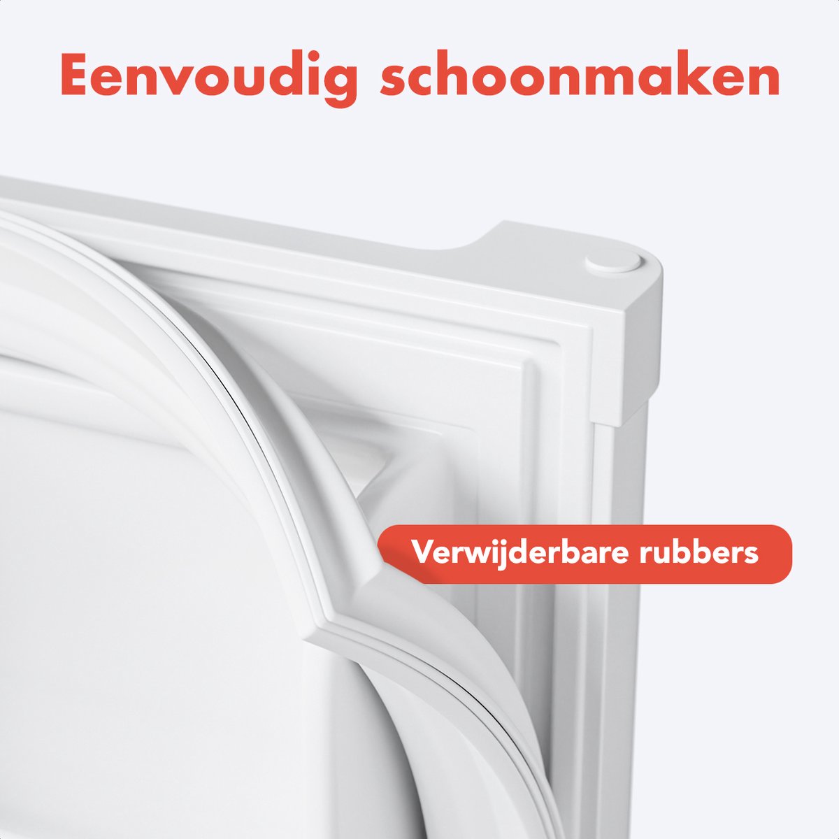 KitchenBrothers Mini Koelkast - 40L - Kleine ijskast - Vrijstaand - Minibar - Frigo - Compact - Wit — afbeelding 5