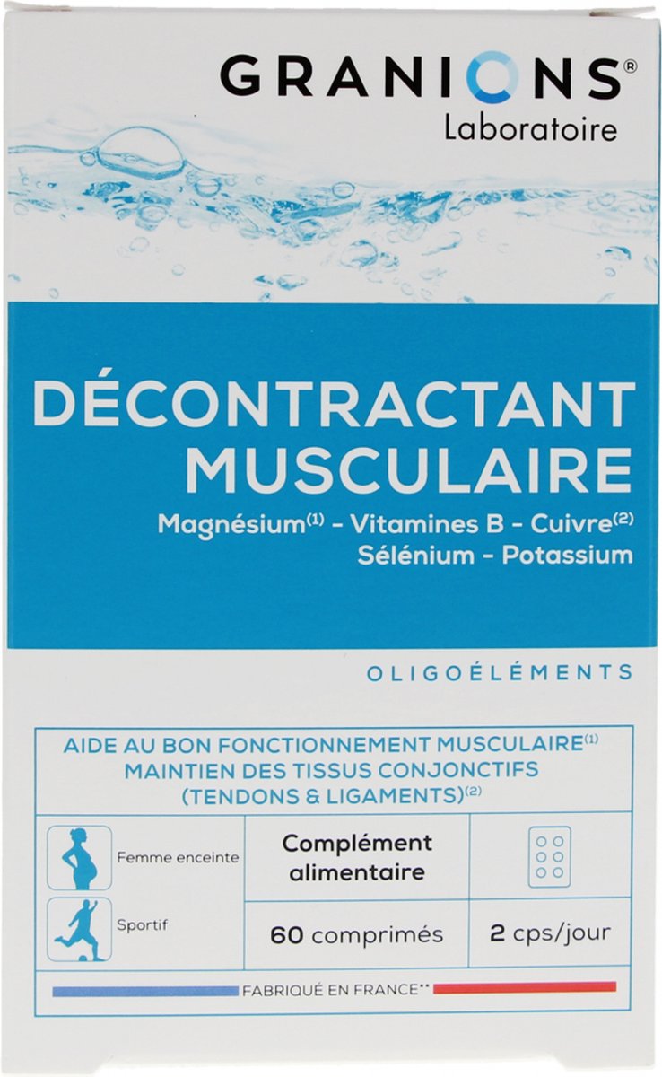 Goedkoopste Granions Muscle Relaxer 60 Tabletten