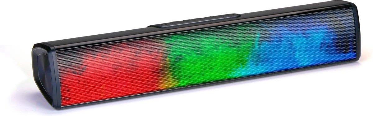 Grundig Bluetooth Speaker Soundbar met Vlammen - Soundbar Bluetooth, USB, AUX en SD - Incl. 8 Lichtstanden