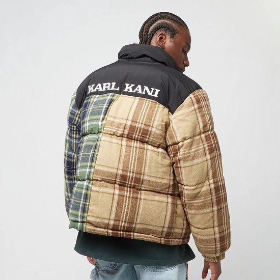 Karl Kani KK Og Flannel Block Puffer Jacket multicolore - Taille L