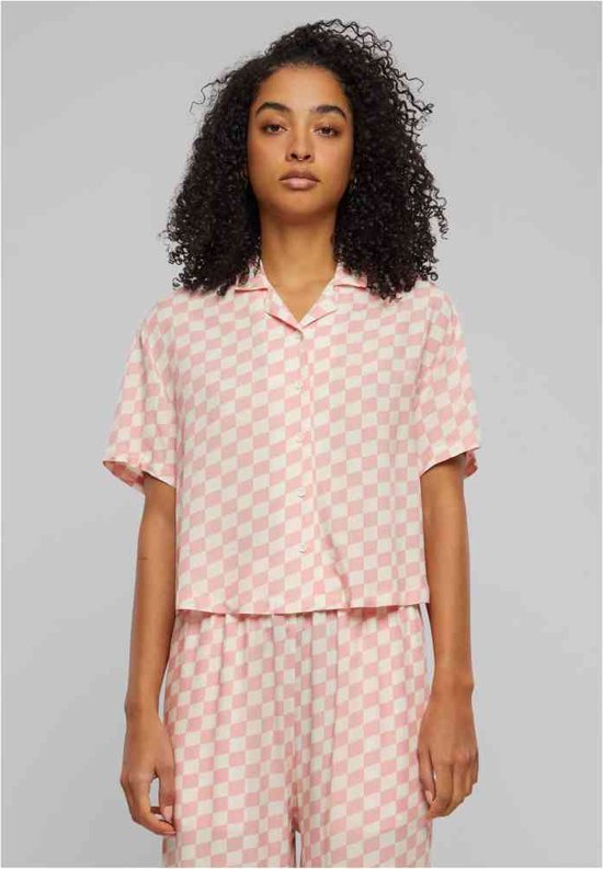 Urban Classics - Viscose Resort Overhemd - XL - Roze