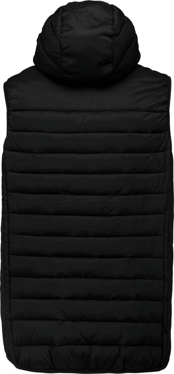 PROACT® Bodywarmer met capuchon kids PA238 - Black - 6/8 years (6/8 ans)