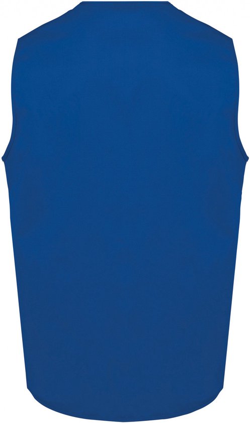 Gilet Unisex 3XL WK. Designed To Work Mouwloos Royal Blue 65% Polyester, 35% Katoen