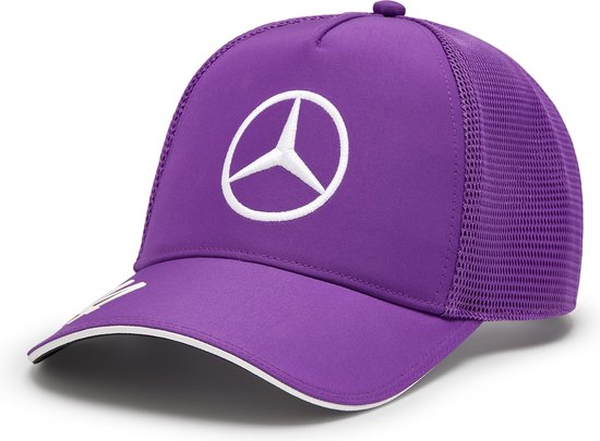 Mercedes Lewis Hamilton Trucker Cap Paars 2024 van Mercedes — afbeelding 3