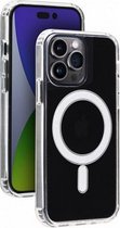 Bigben Connected, Case Geschikt voor Apple iPhone 14 Pro MagSafe-compatibele hybride, Transparant