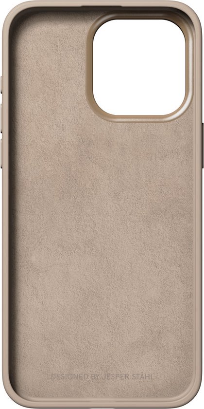 Nudient Hoesje geschikt voor Apple iPhone 15 Pro Max Telefoonhoesje Hardcase | Nudient Bold Backcover | iPhone 15 Pro Max Case | Back Cover - Linen Beige | Bruin