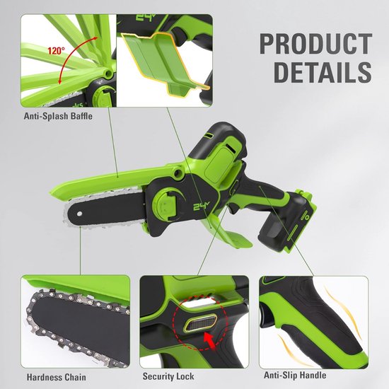 Mini Kettingzaag 6 Inch,Cadeau Voor Mannen, Enkele Mini Kettingzaag 6 Inch,Cadeau Voor Mannen, Enkele