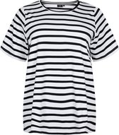 T-shirt Femme ZIZZI MVIVI, S/ S, TEE - Noir - Taille XXXL (63-64)