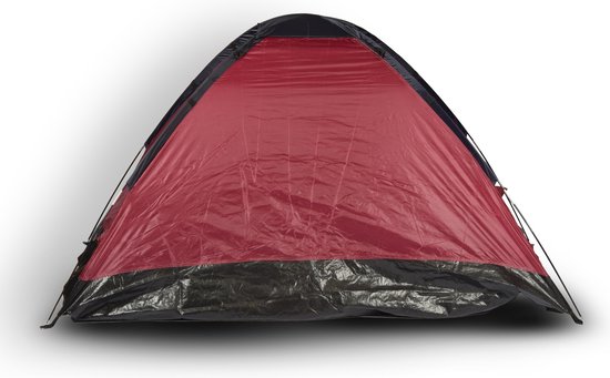 Discountershop Lichtgewicht Koepeltent 2 Persoons - Rood - Geschikt voor Kinderen - 200cm x 120cm - Waterbestendig voor Kamperen & Outdoor - Eenvoudig Op te Zetten van Discountershop — afbeelding 5