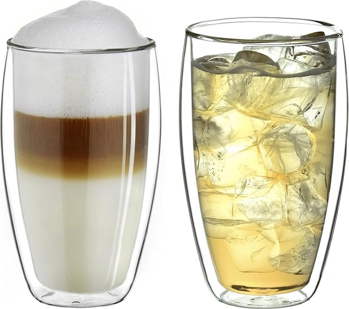 Dubbelwandig thermoglas groot glas van borosilicaatglas koffieglazen theeglazen latteglazen